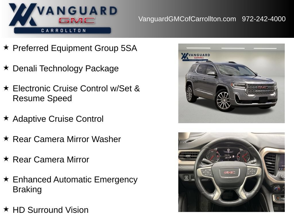 Used 2021 GMC Acadia Denali w/ Denali Technology Package FWD image 6