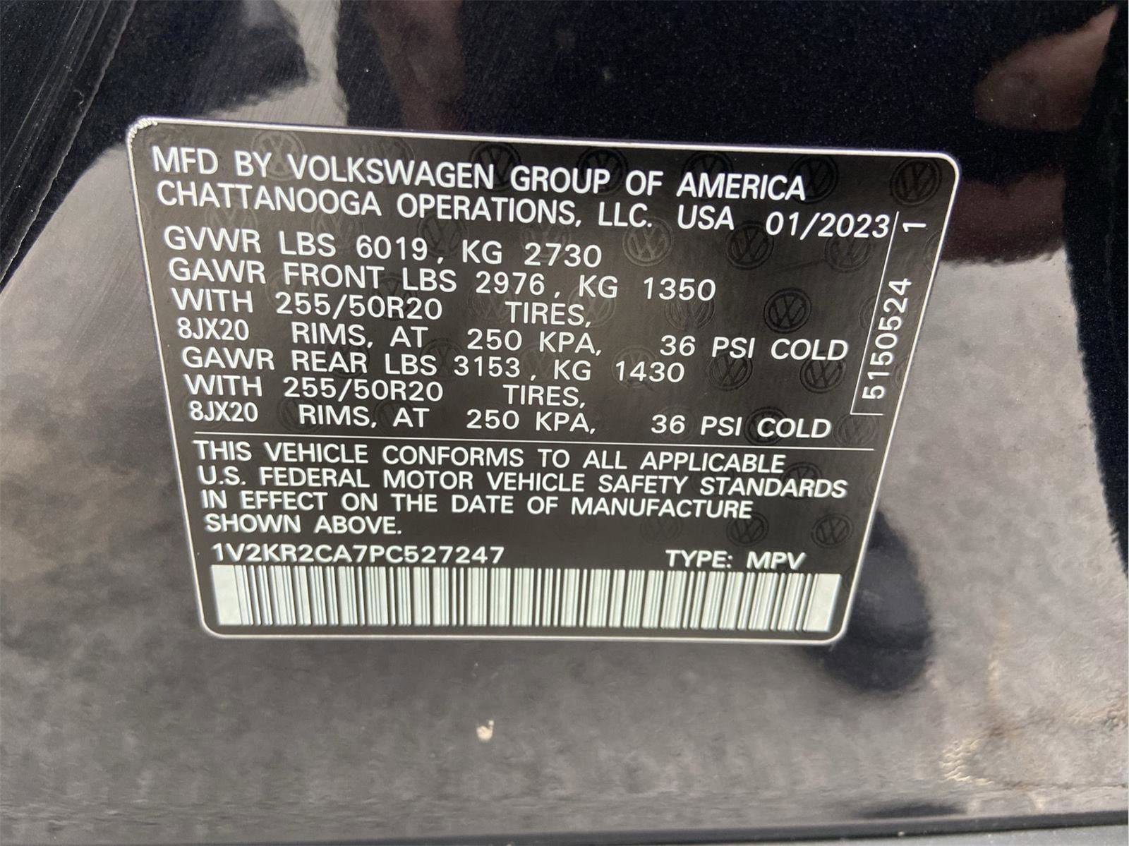 Used 2023 Volkswagen Atlas SE w/ Panoramic Sunroof Package AWD/4WD image 39