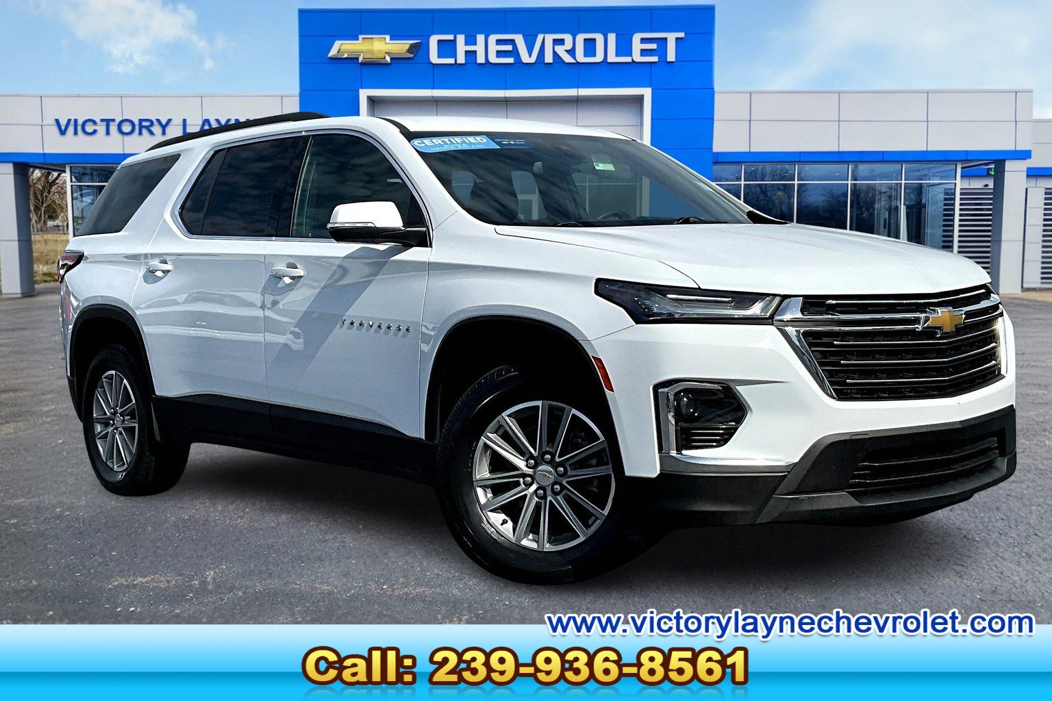Certified 2023 Chevrolet Traverse LT