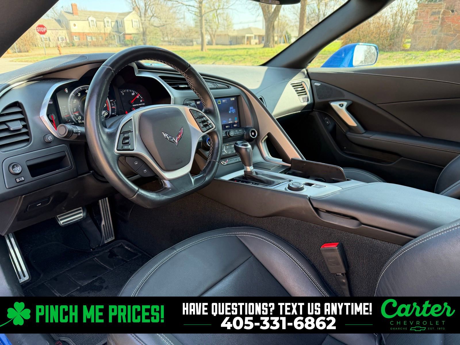 Used 2016 Chevrolet Corvette Stingray Coupe w/ Carbon Flash Badge Package image 13