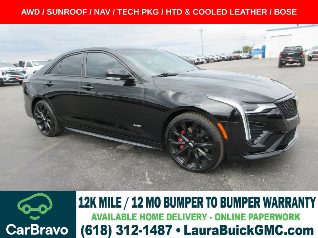 Certified 2021 Cadillac CT4 V w/ Technology Package