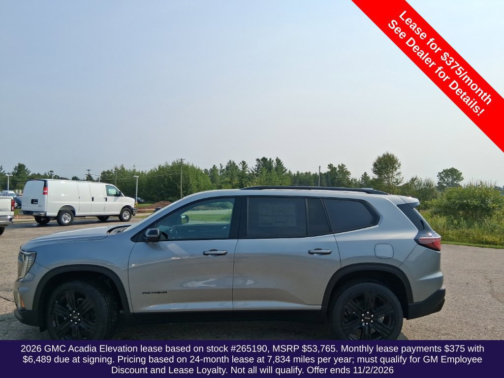 New 2026 GMC Acadia Elevation w/ Black Edition AWD/4WD image 2