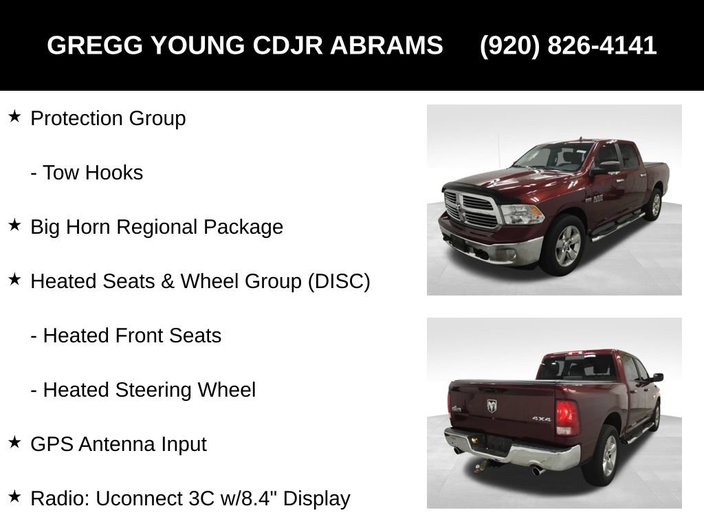Used 2017 RAM 1500 Big Horn AWD/4WD image 31