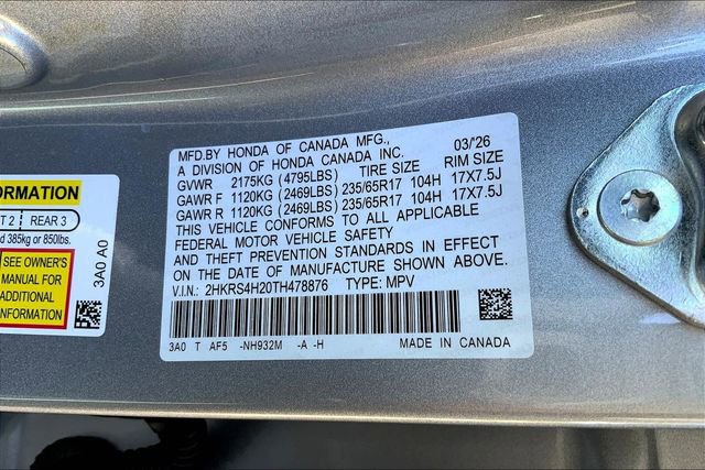 New 2026 Honda CR-V LX image 13