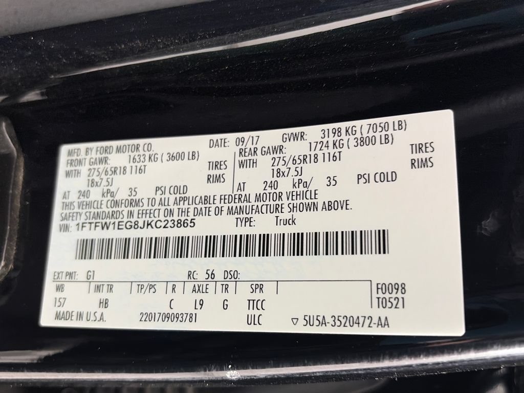 Used 2018 Ford F150 Lariat AWD/4WD image 9
