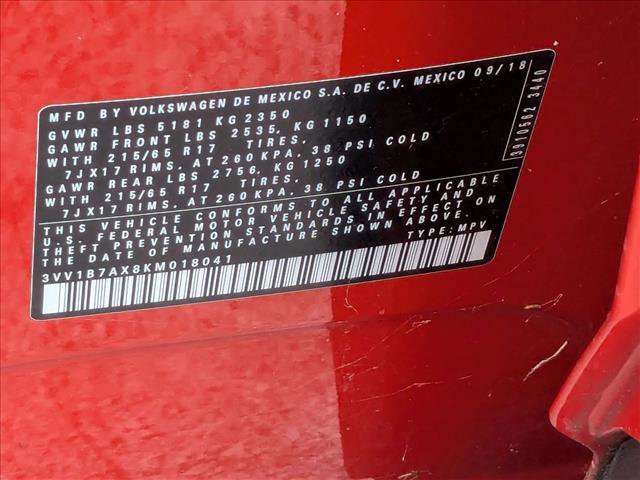 Used 2019 Volkswagen Tiguan S w/ Driver Assistance Package image 19