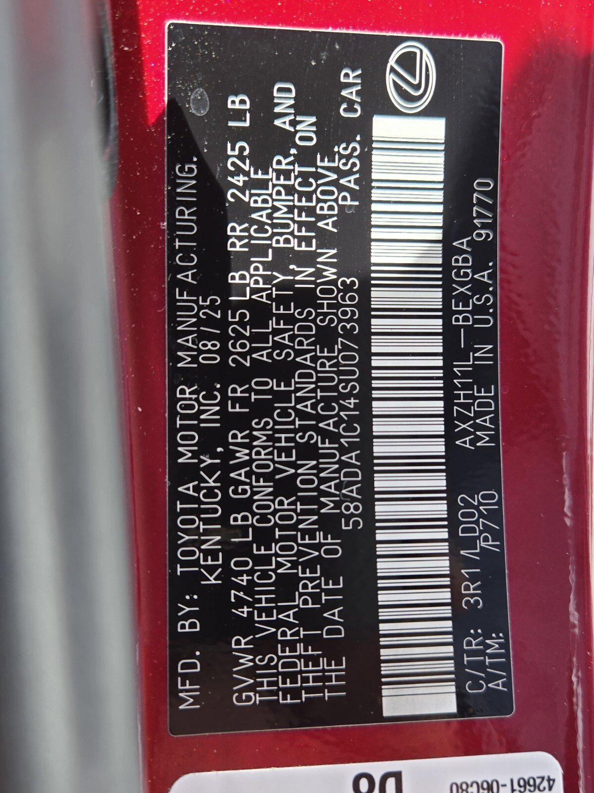 Certified 2025 Lexus ES 300h w/ Premium Package image 35