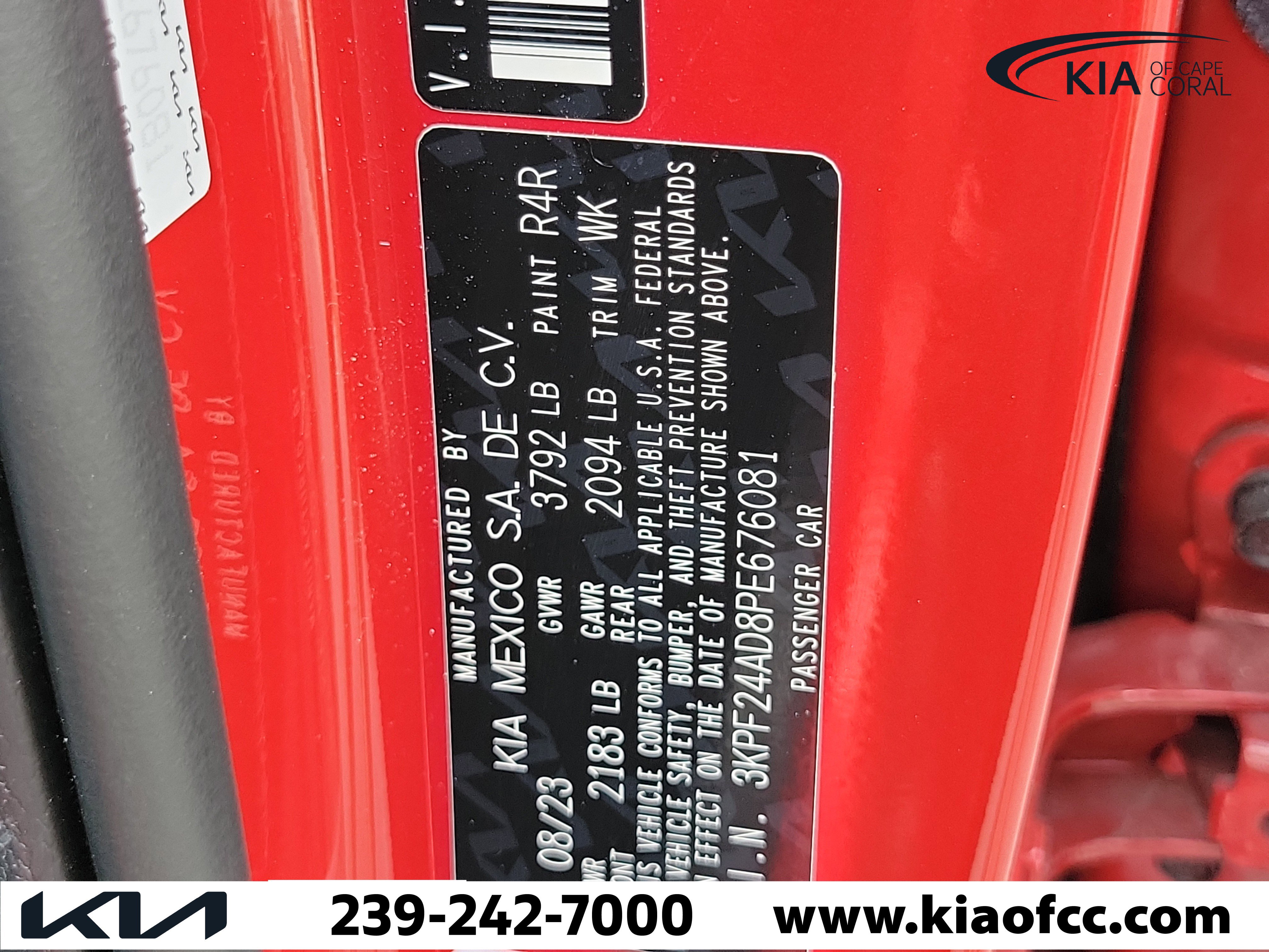 Certified 2023 Kia Forte LXS FWD image 30