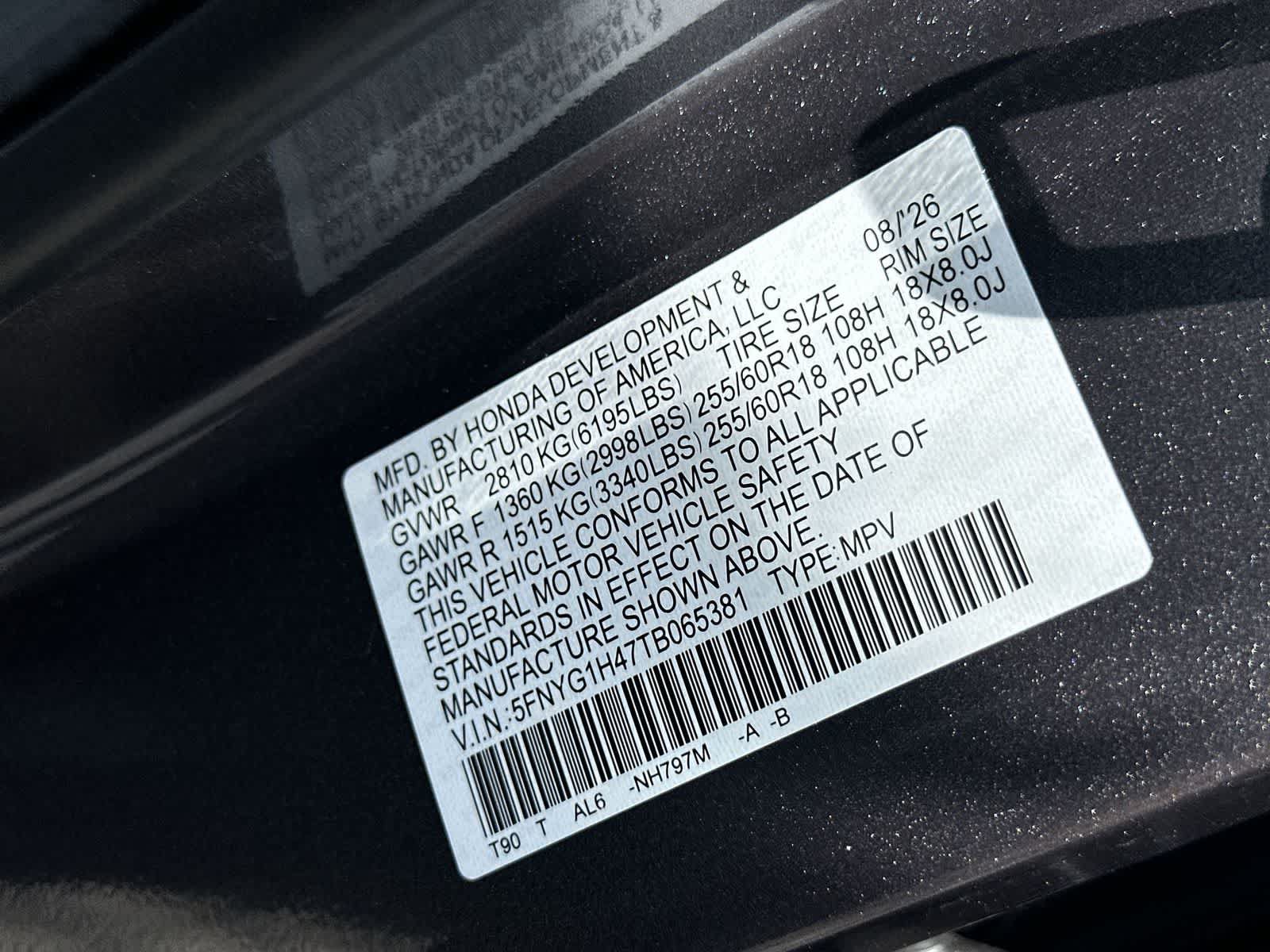 New 2026 Honda Pilot EX-L image 21