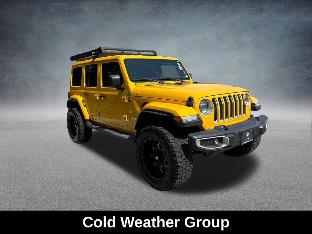Used 2019 Jeep Wrangler Unlimited Sahara w/ Uconnect 4C Nav & Sound Group AWD/4WD image 9