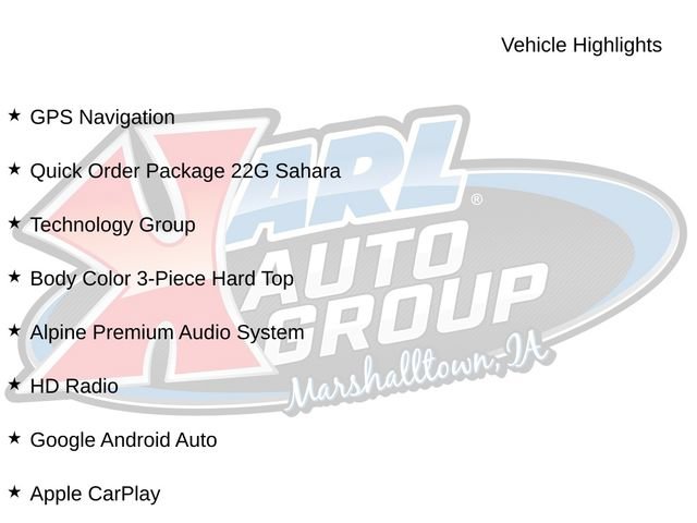 New 2025 Jeep Wrangler Unlimited Sahara w/ Technology Group AWD/4WD image 11