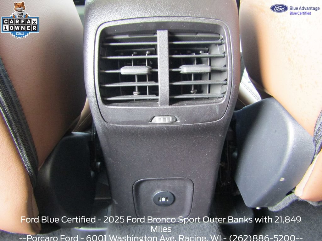 Certified 2025 Ford Bronco Sport Outer Banks w/ Outer Banks Tech Package+ AWD/4WD image 25
