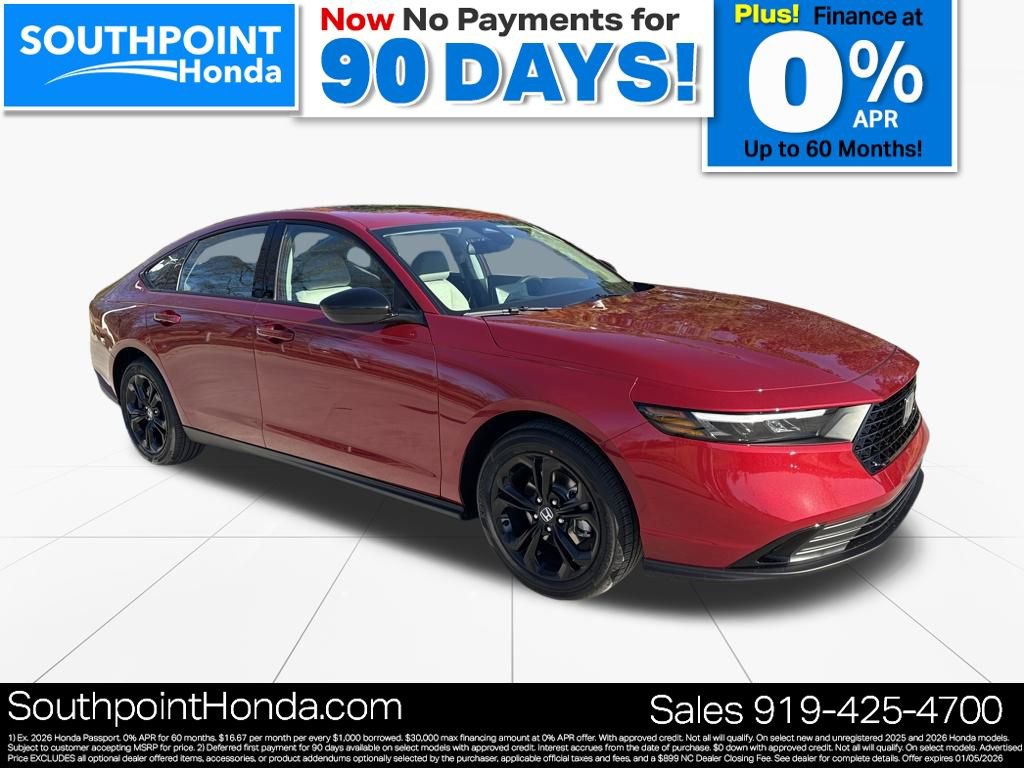 New 2025 Honda Accord SE
