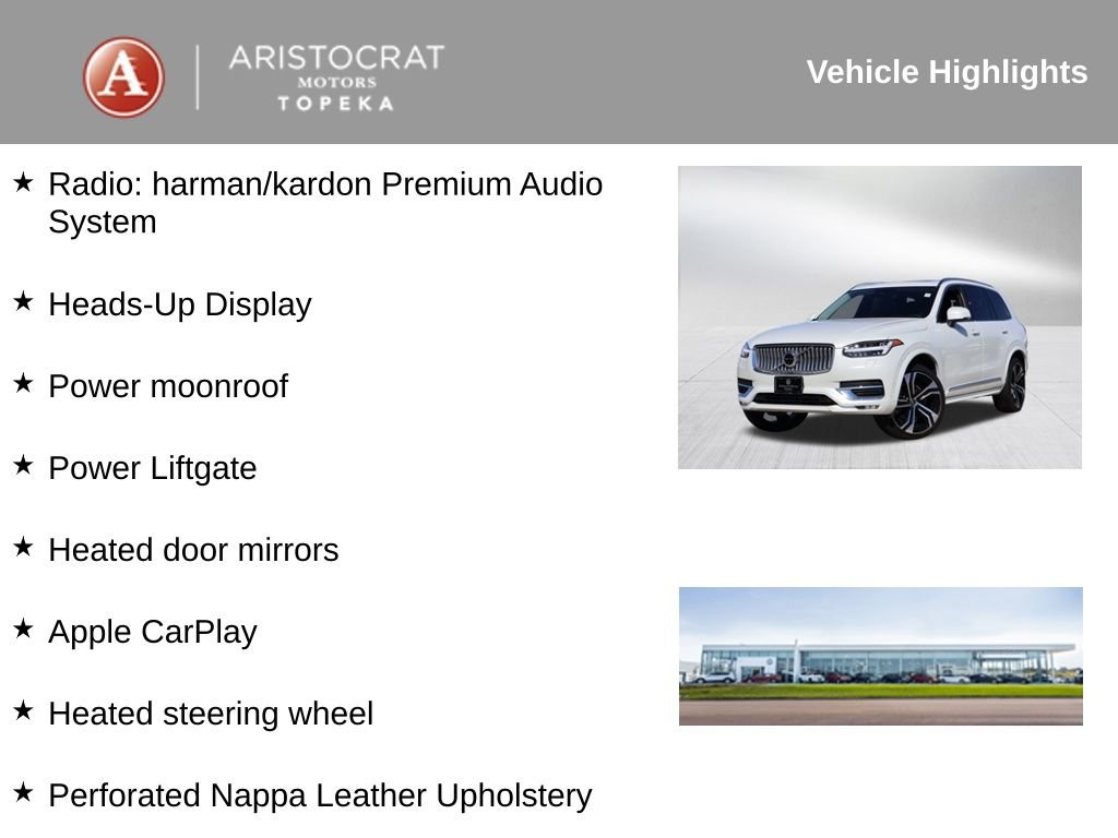 Used 2025 Volvo XC90 B6 Ultra w/ Protection Package Premier image 2