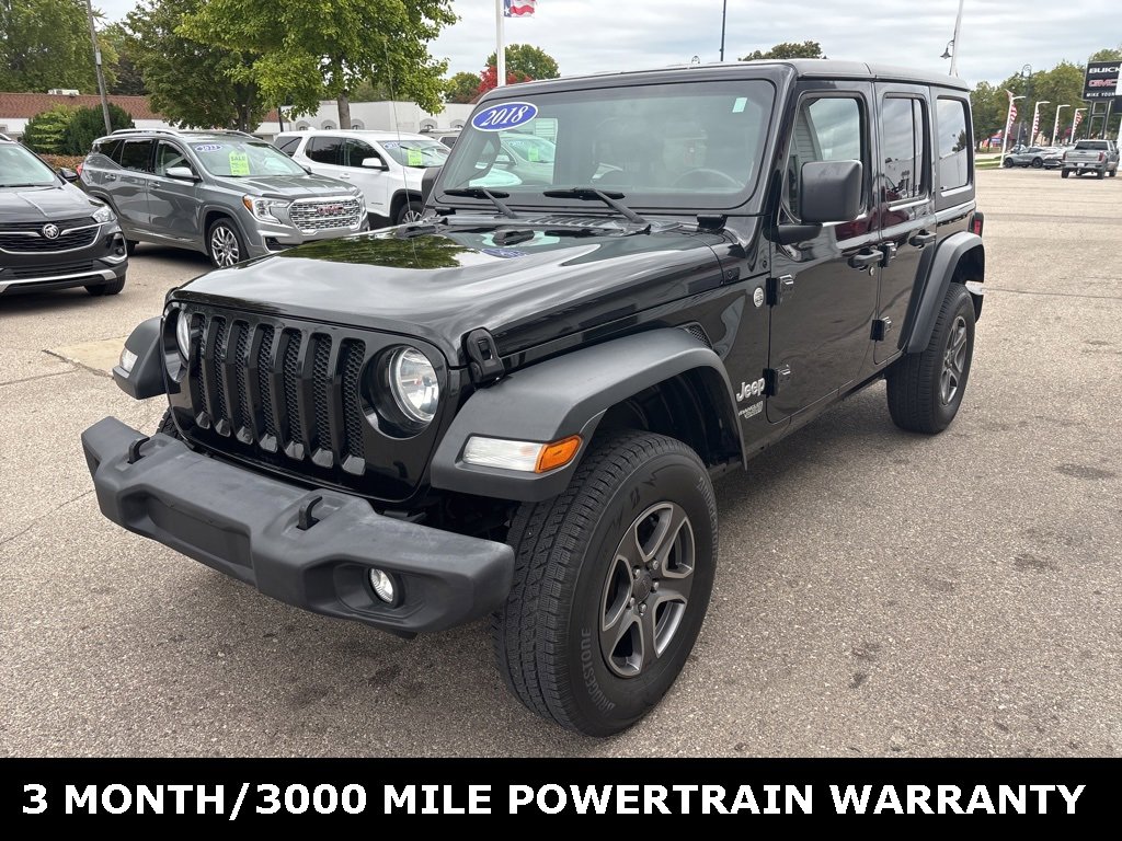 Used 2018 Jeep Wrangler Unlimited Sport w/ Dual Top Group