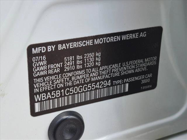 Used 2016 BMW 535i Sedan RWD image 24