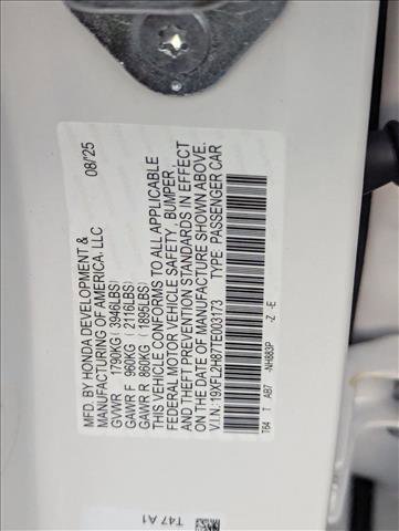 New 2026 Honda Civic Sport image 16