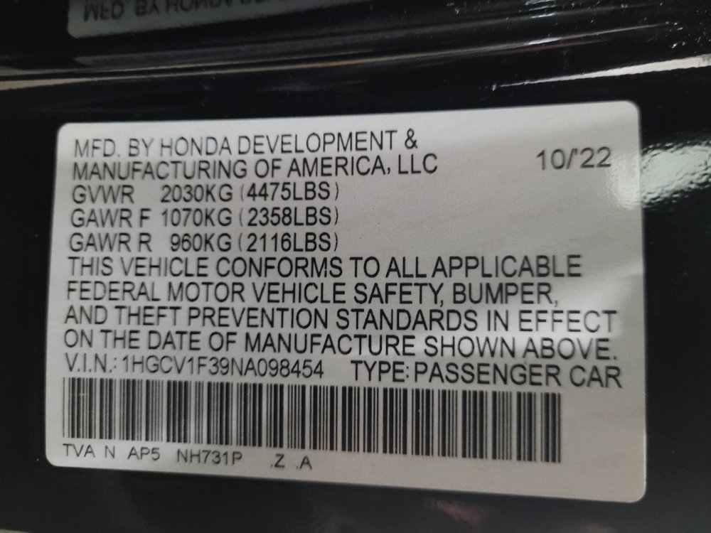 Used 2022 Honda Accord Sport image 33