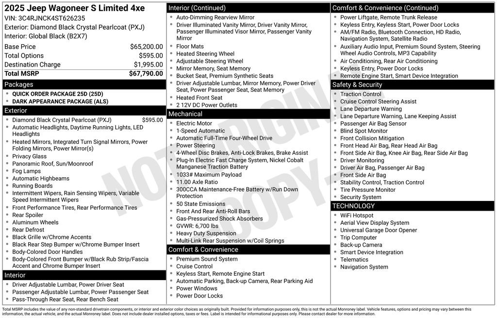 New 2025 Jeep Wagoneer S Limited image 31