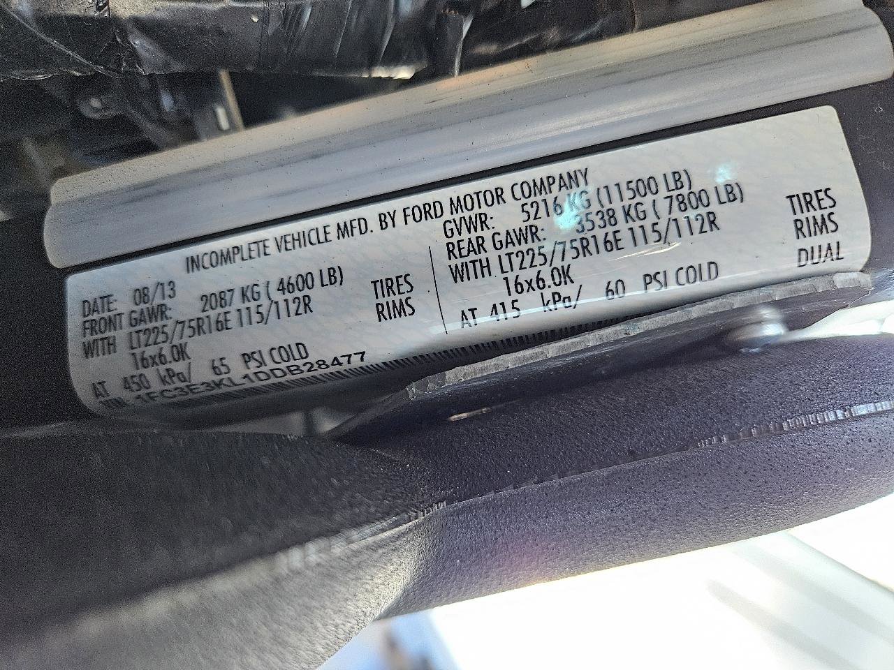 Used 2013 Ford E-350 and Econoline 350 Super Duty w/ Air Conditioning Prep Pkg image 32