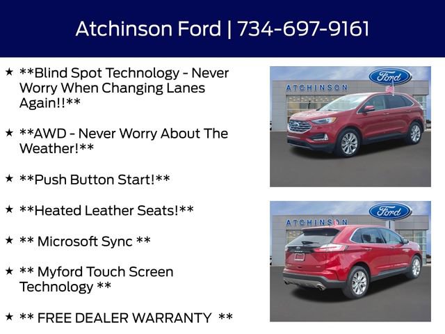 Certified 2023 Ford Edge Titanium AWD/4WD image 9
