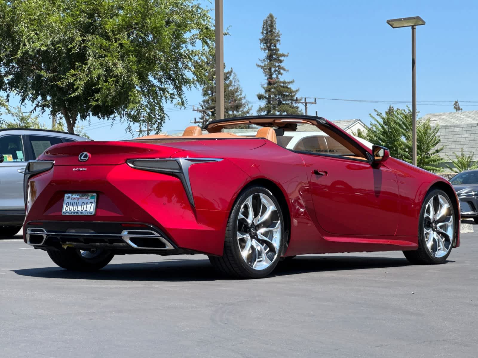 Certified 2021 Lexus LC 500 Convertible w/ Touring Package RWD image 2