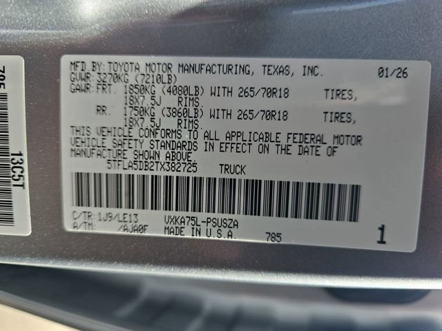 New 2026 Toyota Tundra SR5 image 33