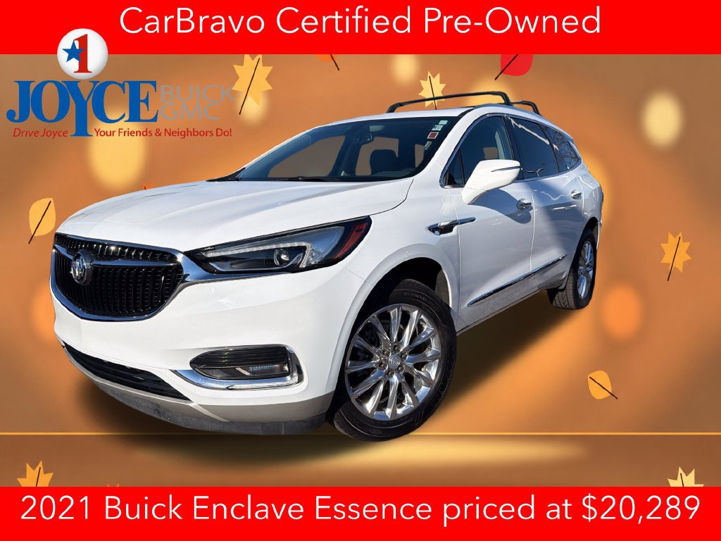Used 2021 Buick Enclave Essence w/ Sound and Sites Package AWD/4WD 360° Tour
