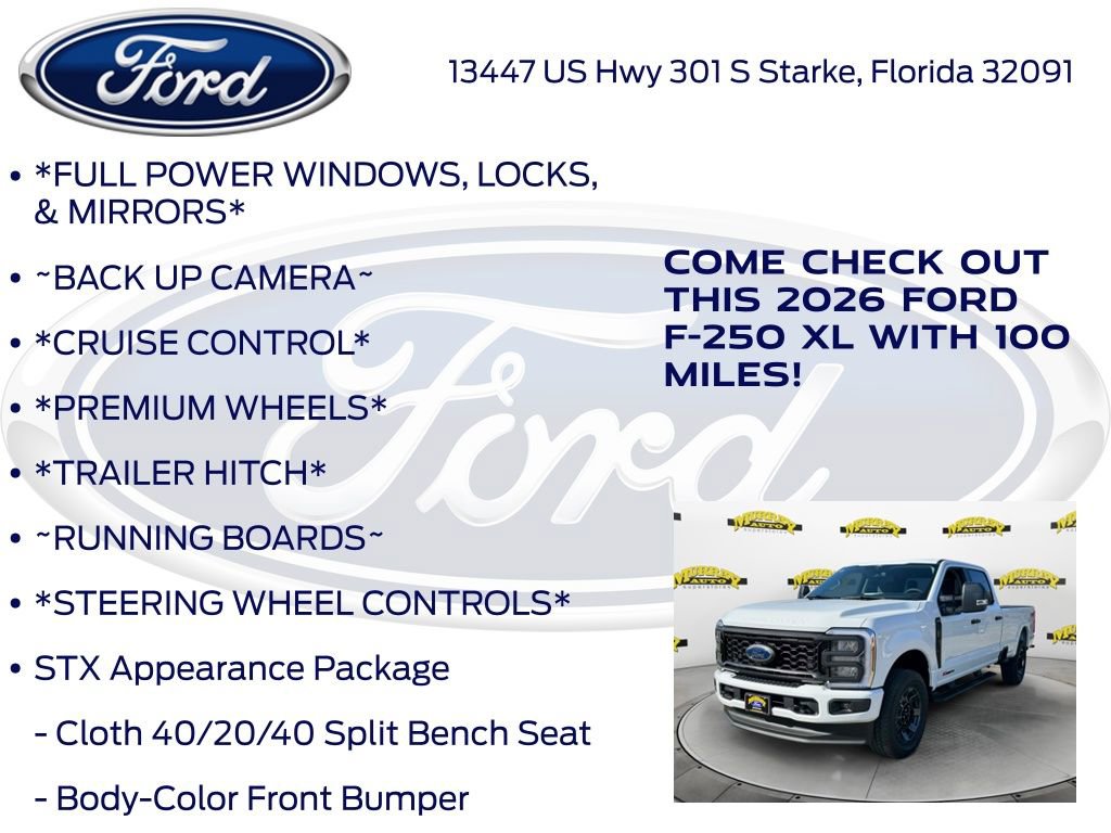 New 2026 Ford F250 XL w/ STX Appearance Package image 10