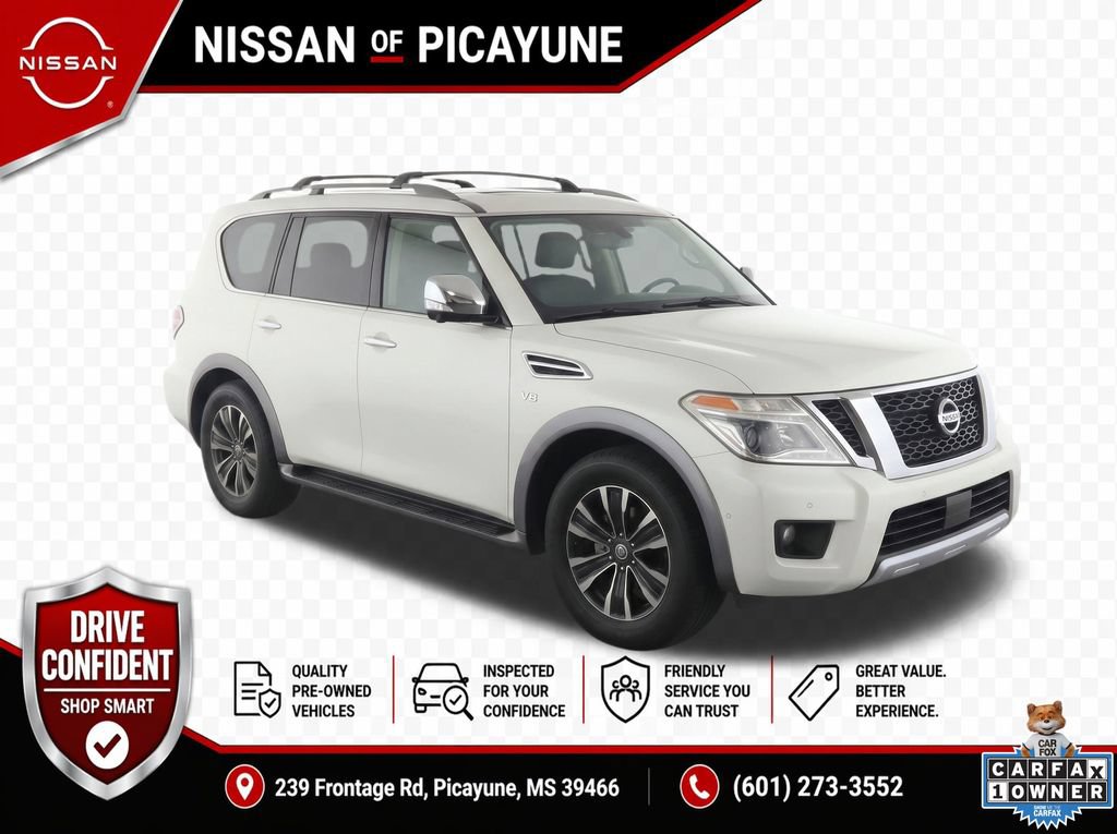 Used 2018 Nissan Armada Platinum w/ Captain Seat Package RWD image 2