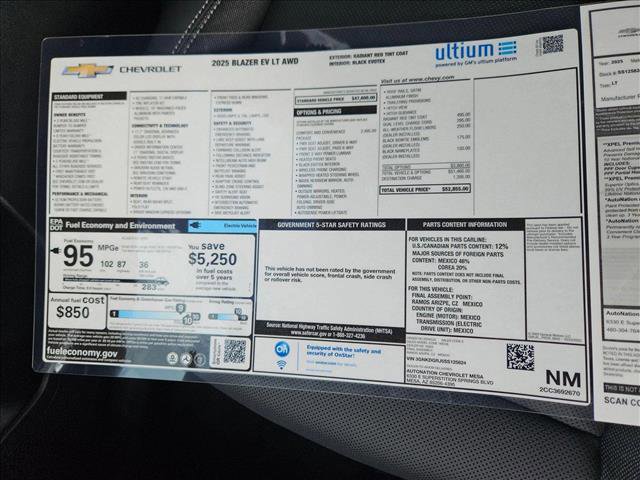 New 2025 Chevrolet Blazer EV LT image 18