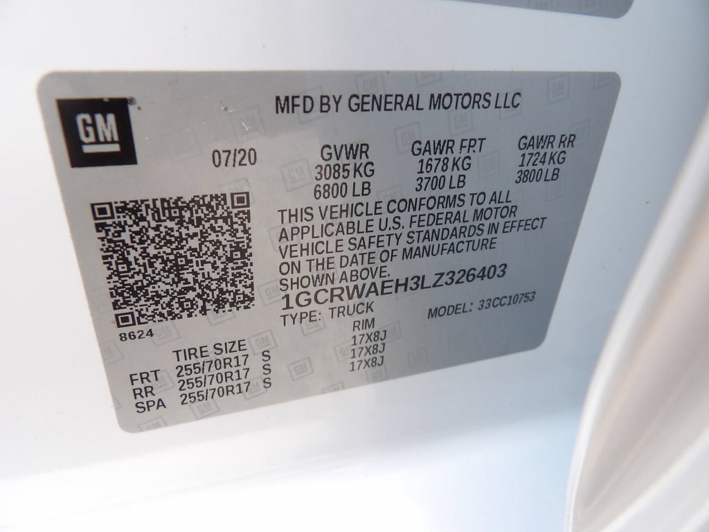 Used 2020 Chevrolet Silverado 1500 W/T w/ WT Safety Package RWD image 55