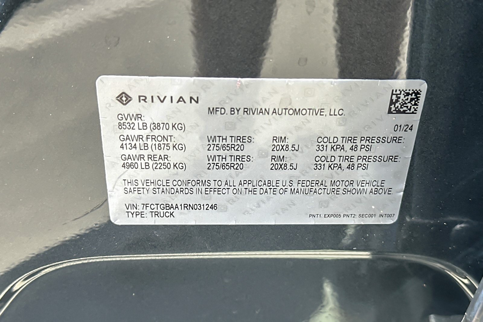 Used 2024 Rivian R1T Adventure Dual AWD/4WD image 25