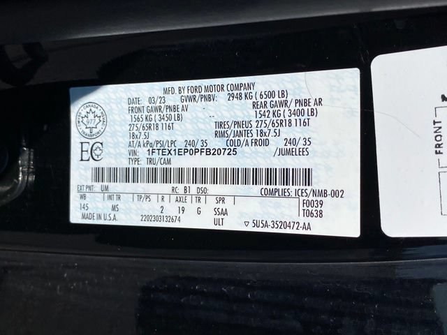 Used 2023 Ford F150 XLT w/ XTR Package AWD/4WD image 26