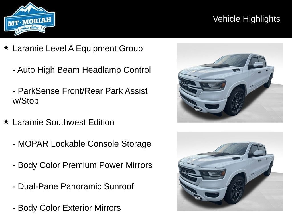 Used 2021 RAM 1500 Laramie w/ Laramie Southwest Edition image 7