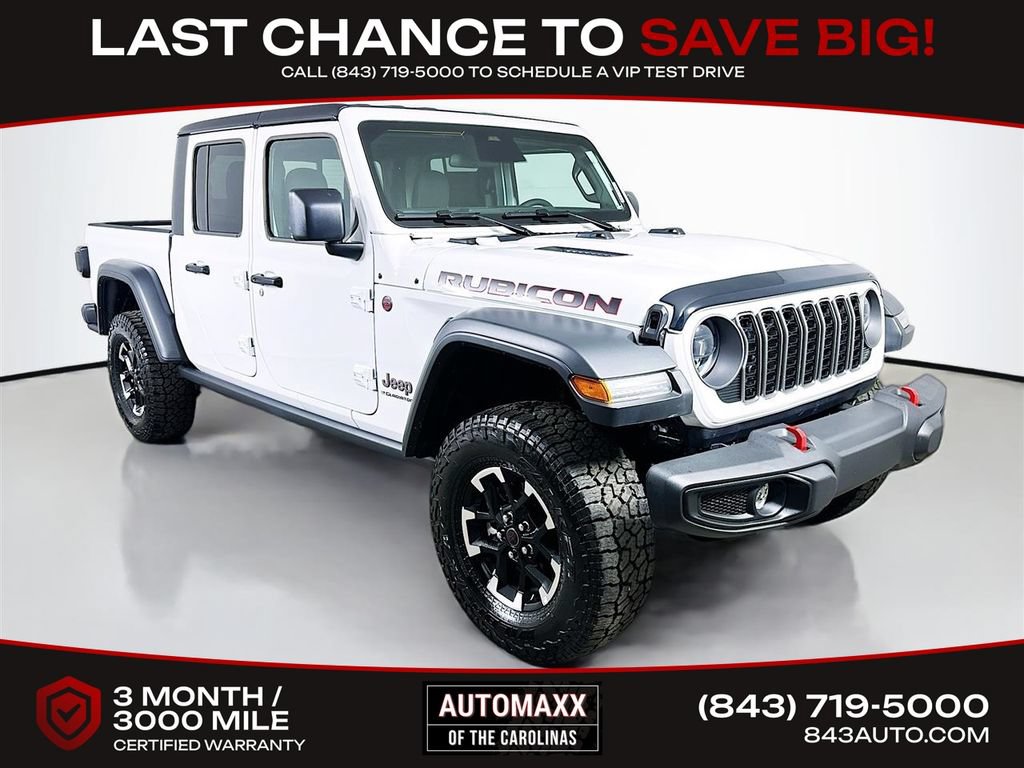 Used 2026 Jeep Gladiator Rubicon w/ Steel Power Dome Hood Package AWD/4WD image 1