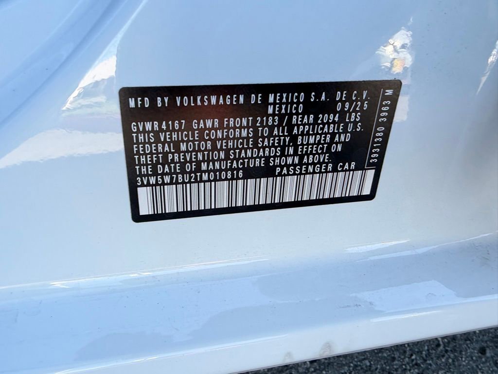 New 2026 Volkswagen Jetta S FWD image 27