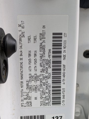 Used 2017 Toyota Tacoma TRD Off-Road AWD/4WD image 26