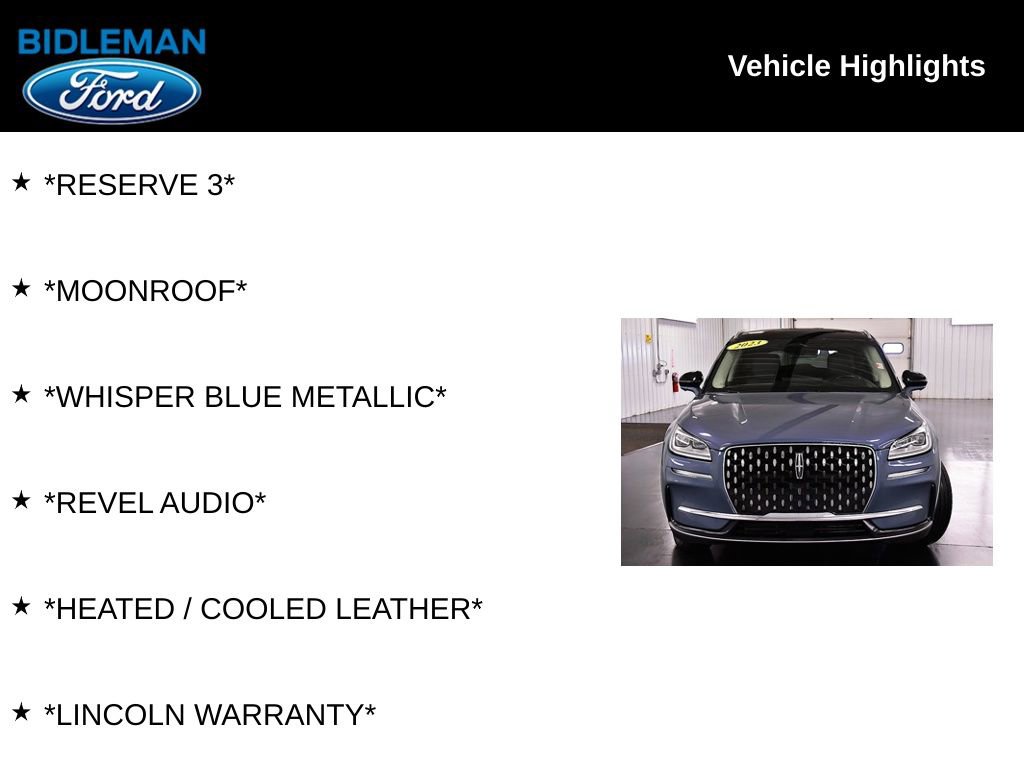 Used 2023 Lincoln Corsair Reserve w/ Equipment Group 202A image 10
