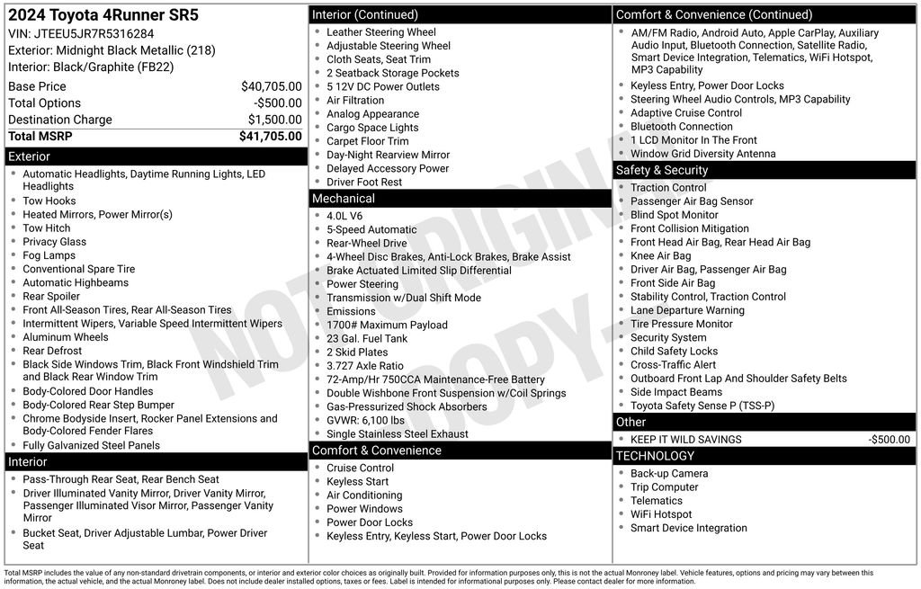 Used 2024 Toyota 4Runner SR5 image 36