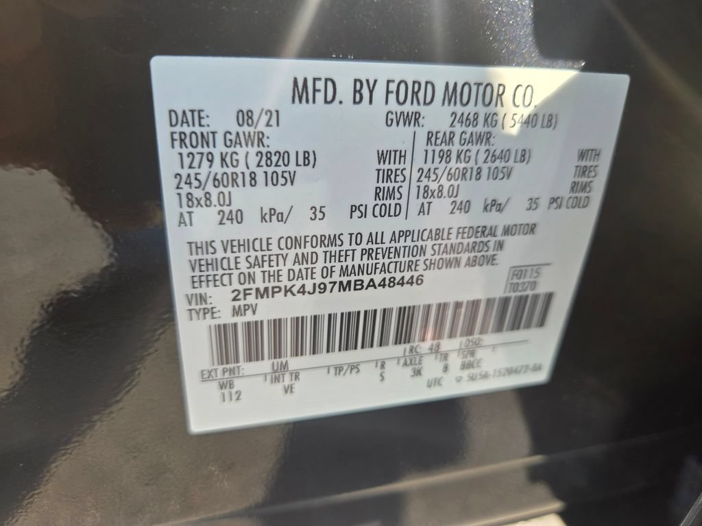 Used 2021 Ford Edge SEL w/ Convenience Package AWD/4WD image 12