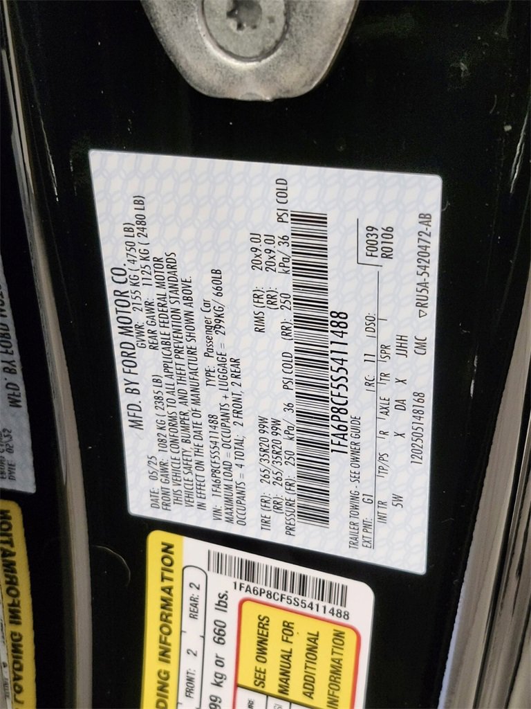 New 2025 Ford Mustang GT Premium image 24