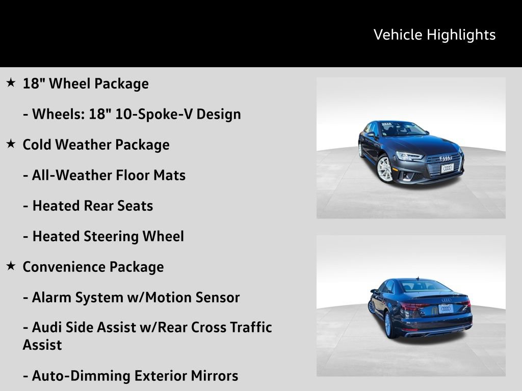 Used 2019 Audi A4 2.0T Premium Plus w/ Premium Plus Package image 17