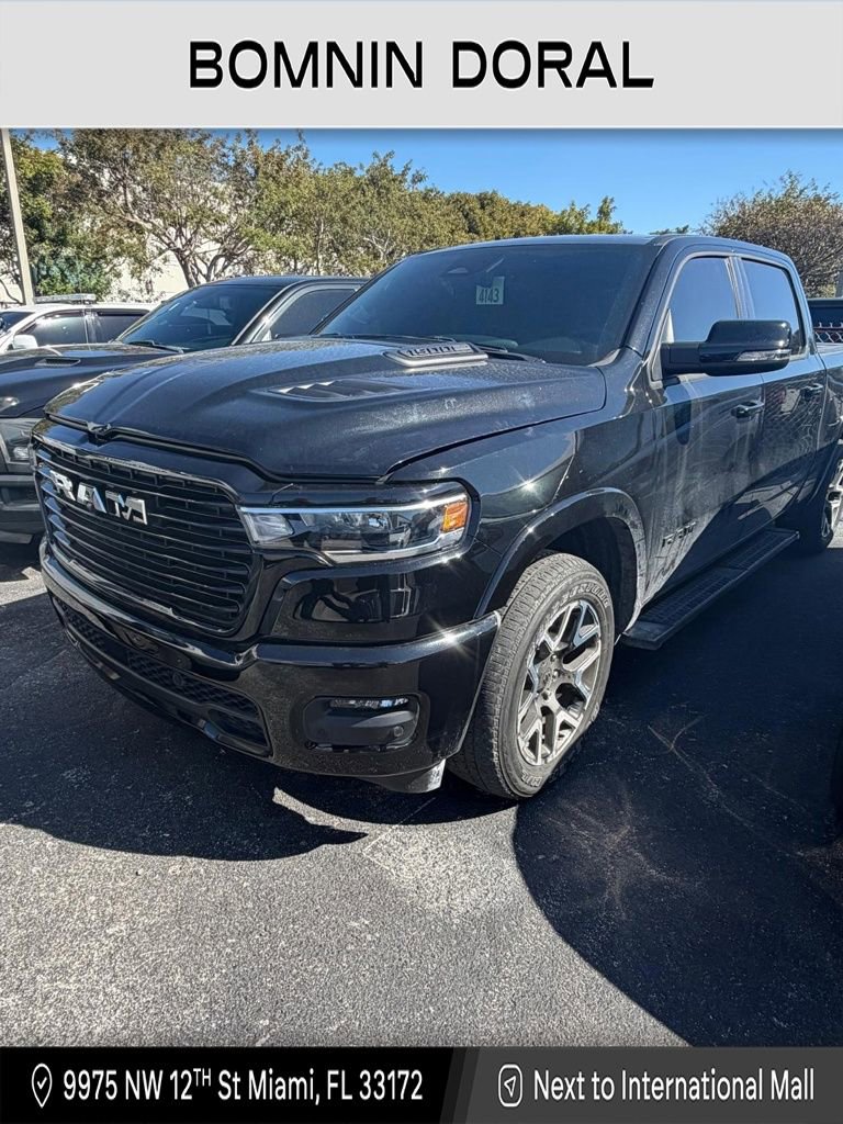 Used 2025 RAM 1500 Laramie w/ Sport Appearance Package image 1