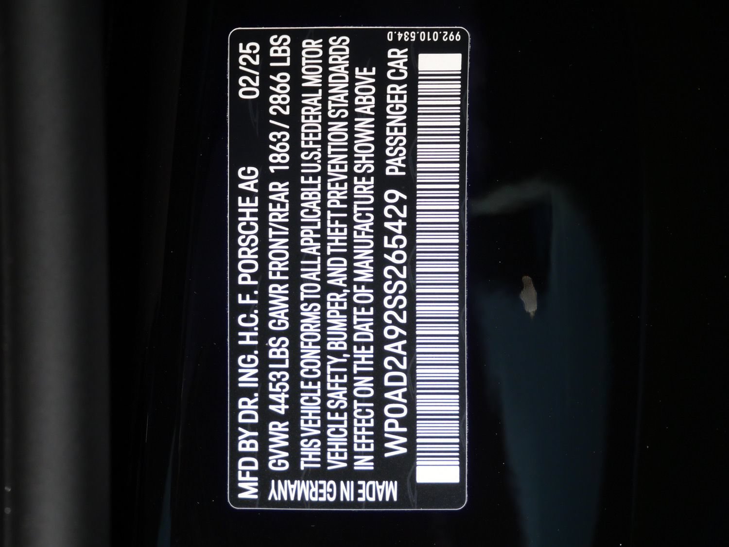 Used 2025 Porsche 911 Turbo AWD/4WD image 33