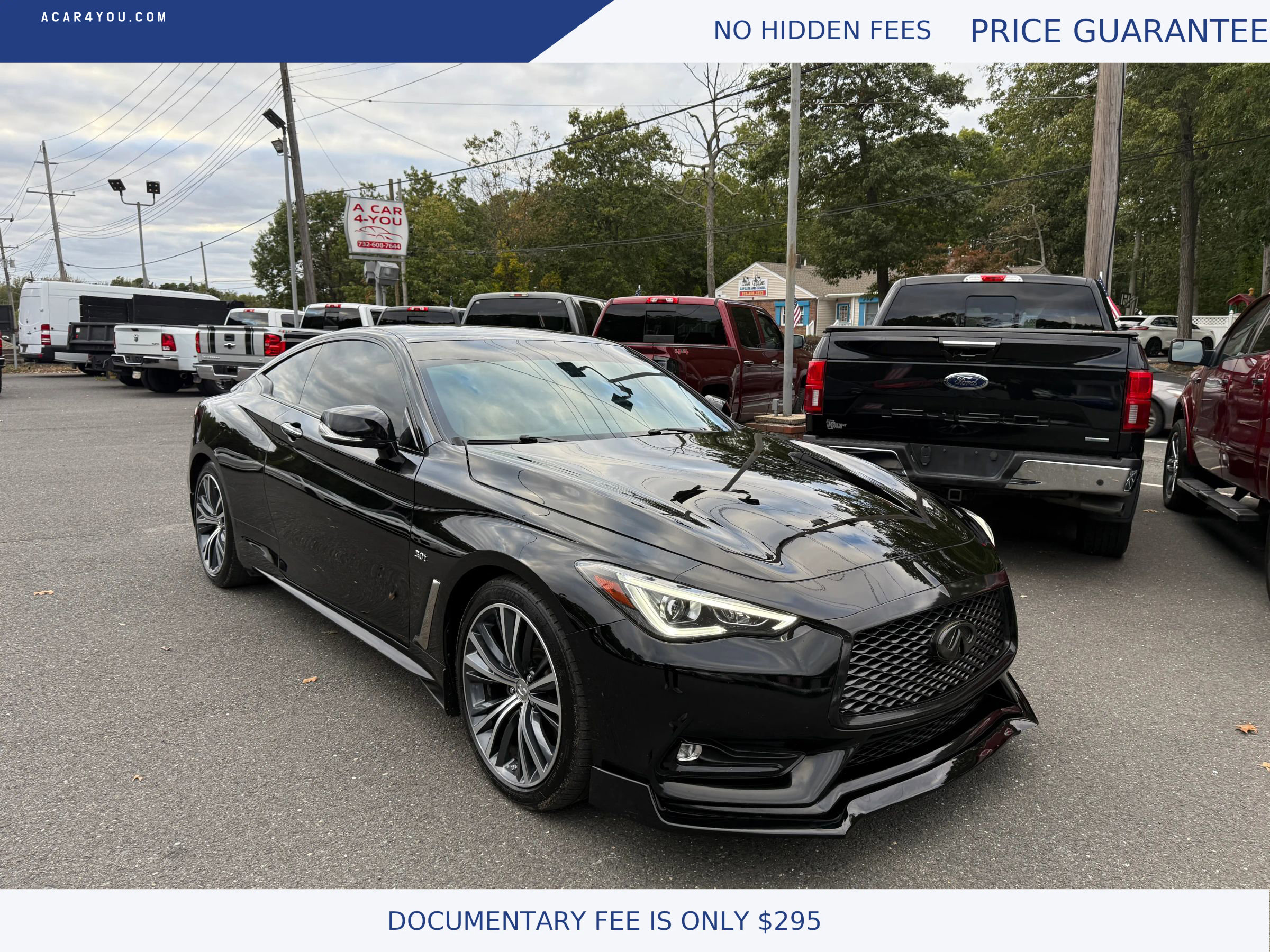 Used 2018 INFINITI Q60 3.0t Luxe w/ Sensory Package 3.0T Luxe