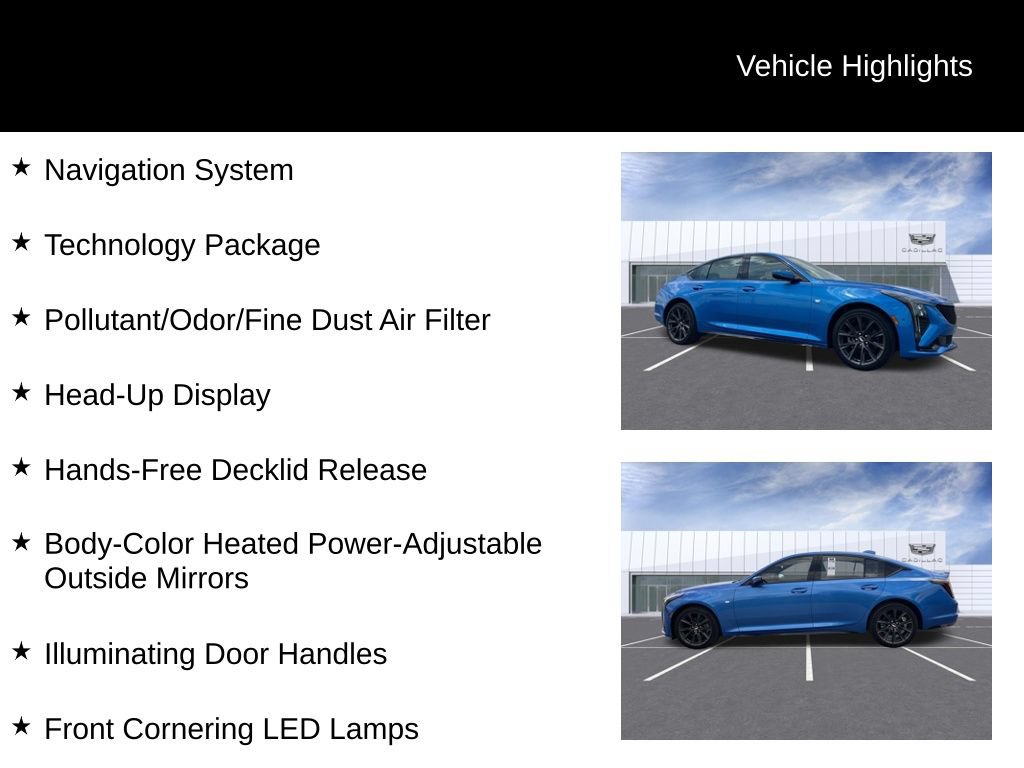 New 2026 Cadillac CT5 Sport w/ Technology Package AWD/4WD image 10