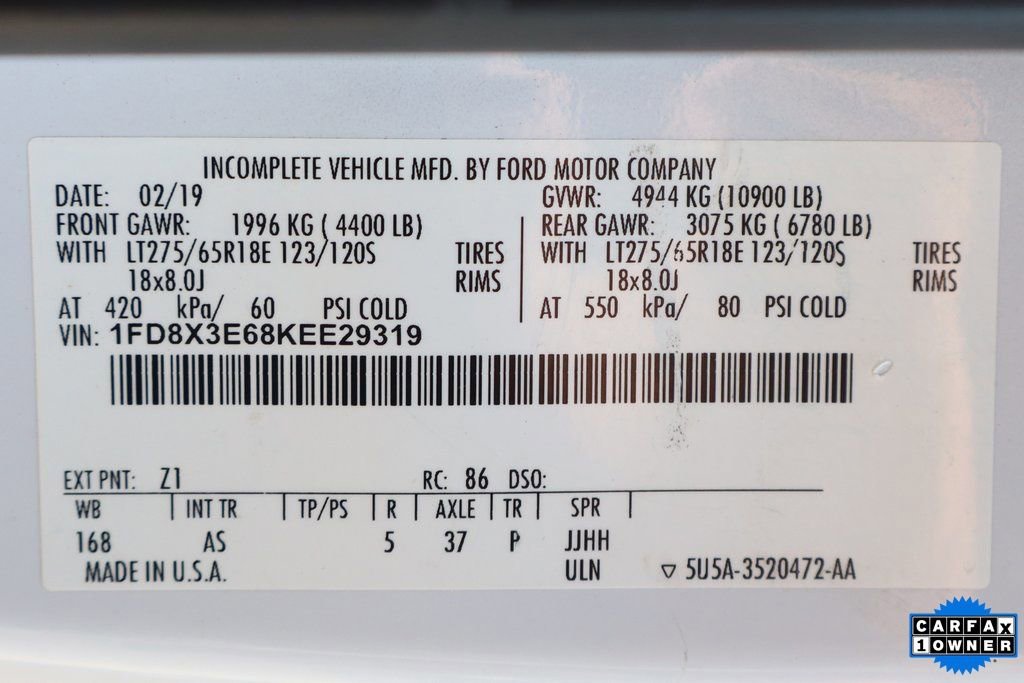 Used 2019 Ford F350 XL w/ XL Value Package RWD image 37