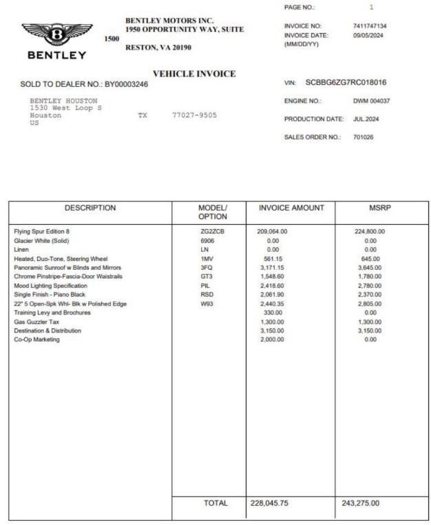 Used 2024 Bentley Flying Spur V8 image 6