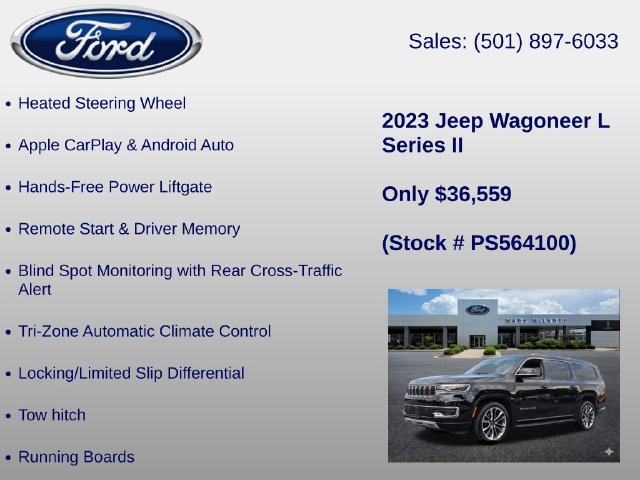 Used 2023 Jeep Wagoneer L Series II w/ Premium Group I AWD/4WD image 12